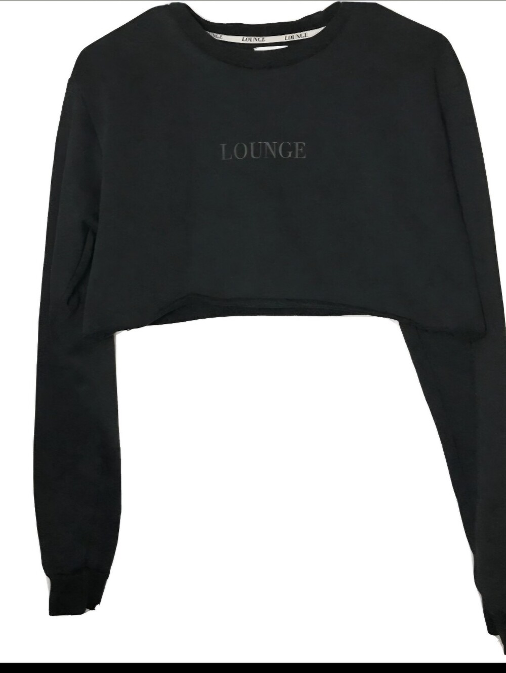 LOUNGE Black Logo Sweatshirt